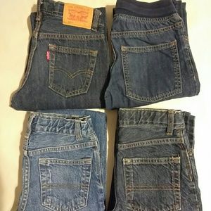 Lot of four boy jeans
